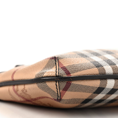 Burberry Haymarket Check Clara Pochette Chocolate 9 of 10
