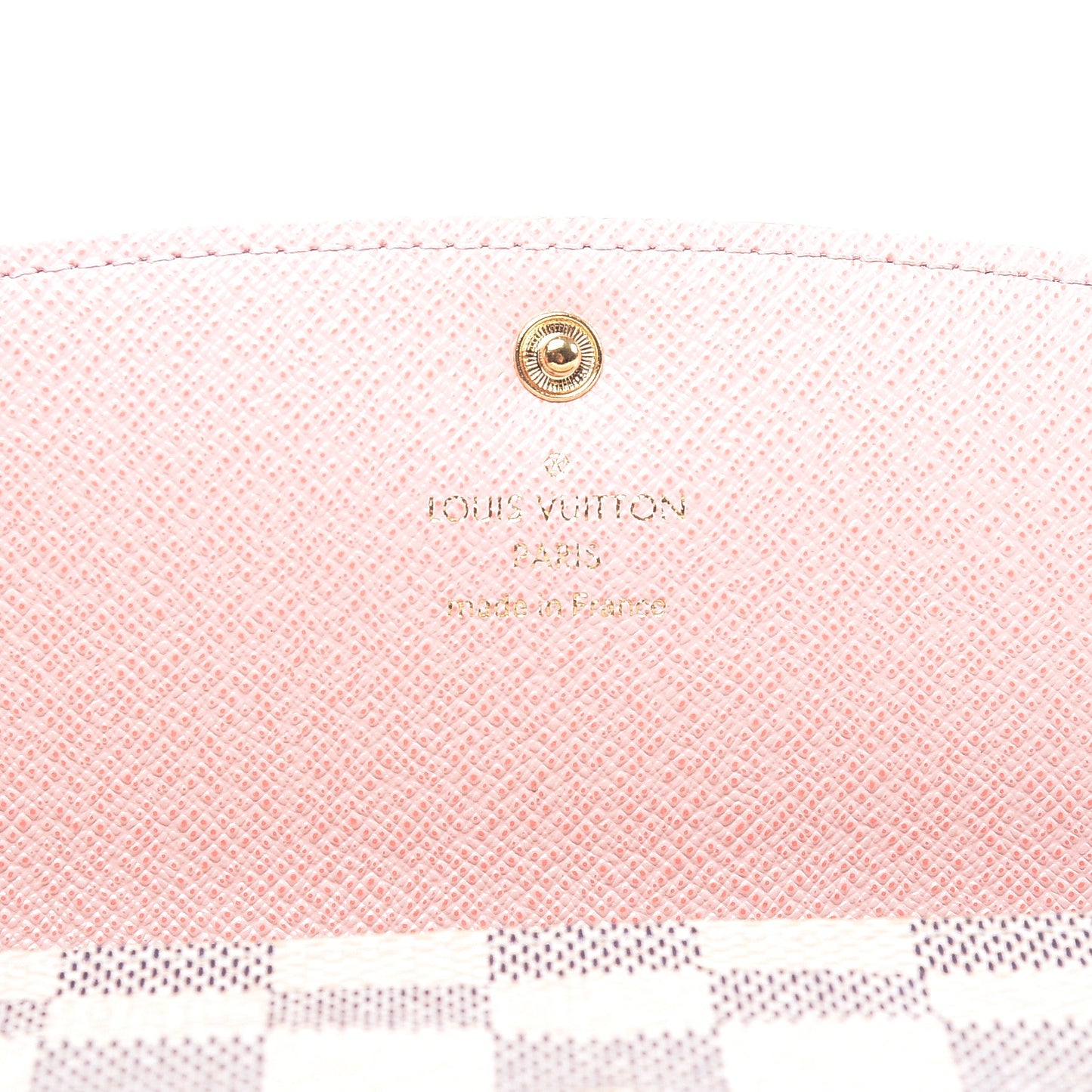 Damier Azur Emilie Wallet Rose Ballerine