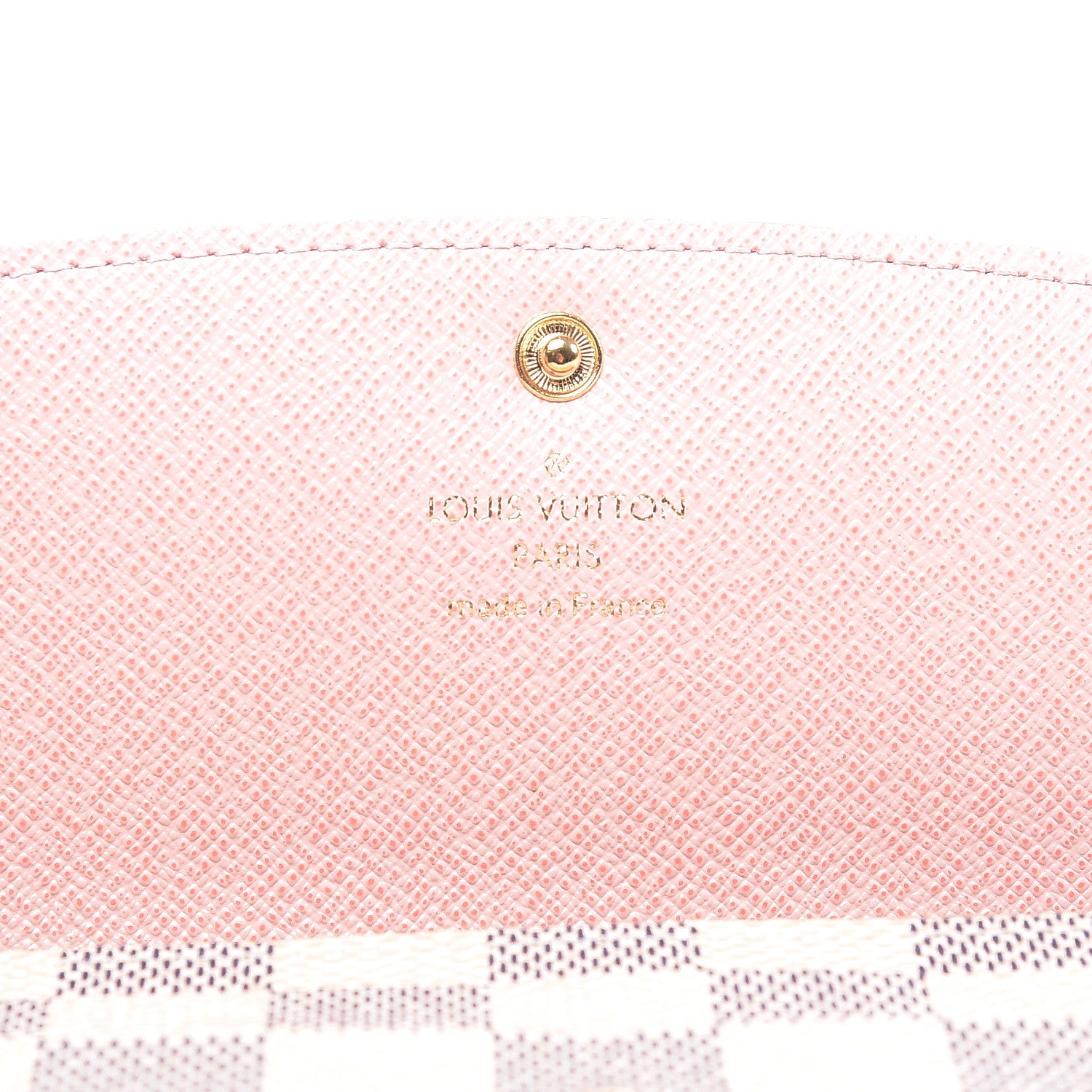 Louis Vuitton Damier Azur Emilie Wallet Rose Ballerine 7 of 12