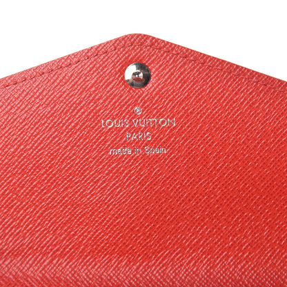 Louis Vuitton Epi Sarah Wallet NM Coquelicot 6 of 9