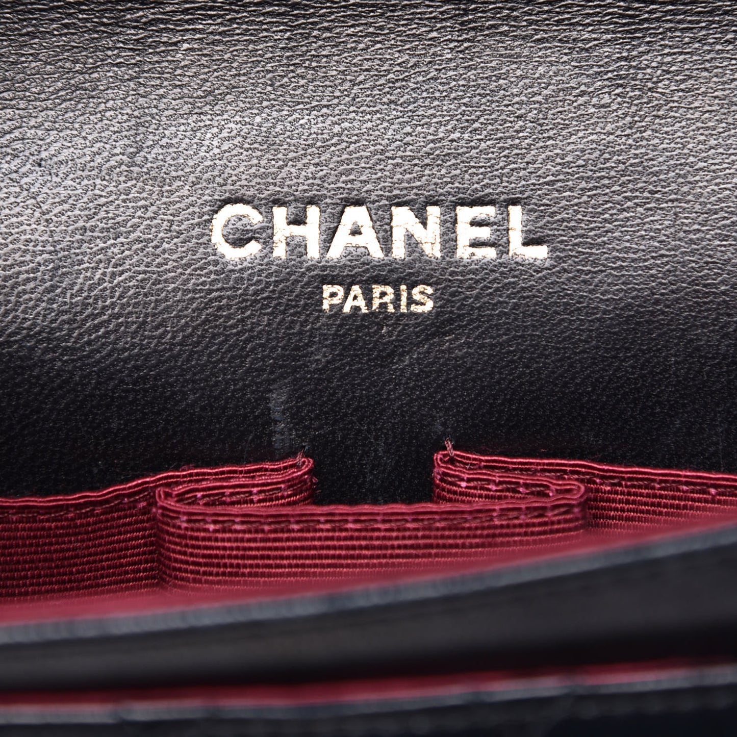 Lambskin Quilted Medium Double Flap Bijoux Chain Black