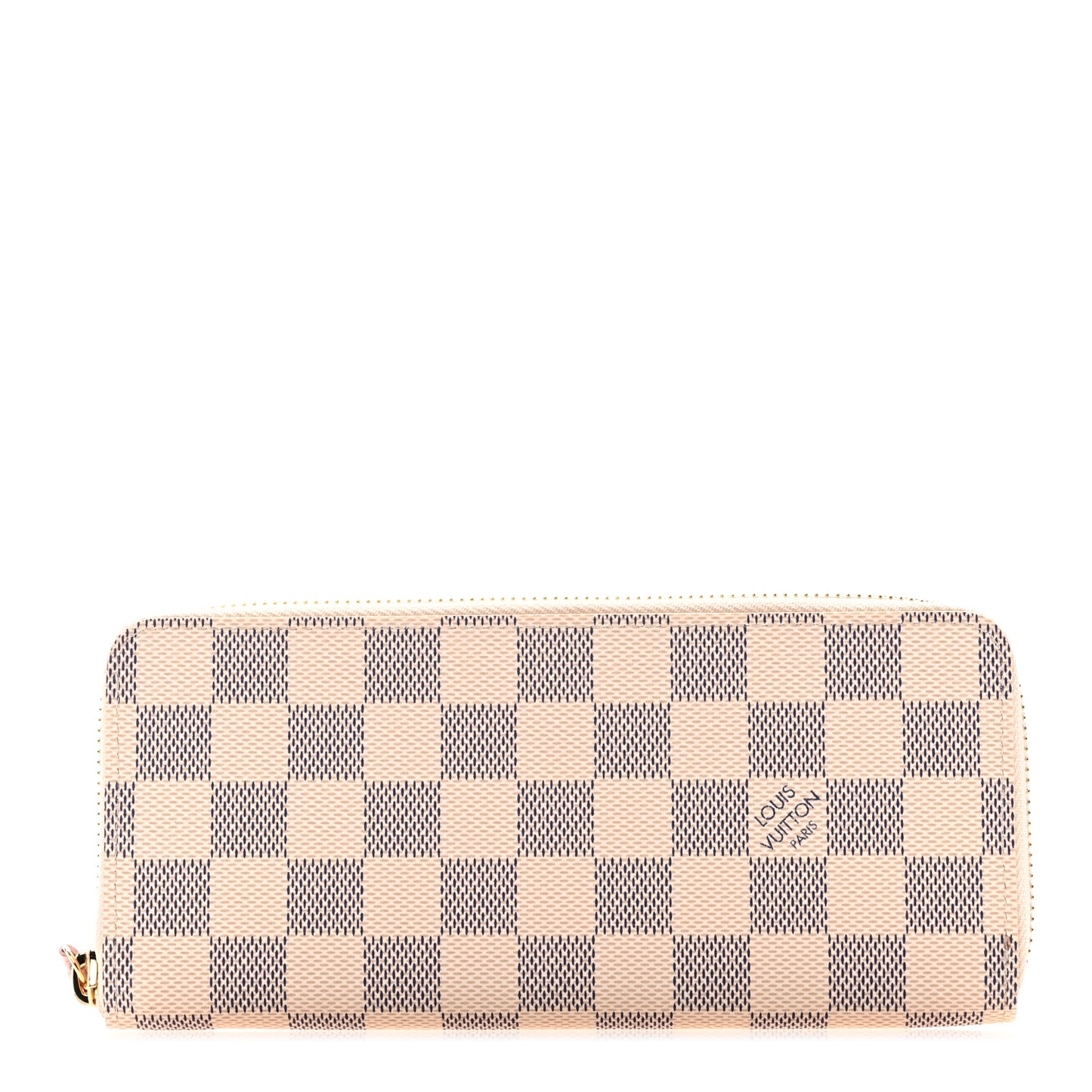 Damier Azur Clemence Wallet Rose Ballerine