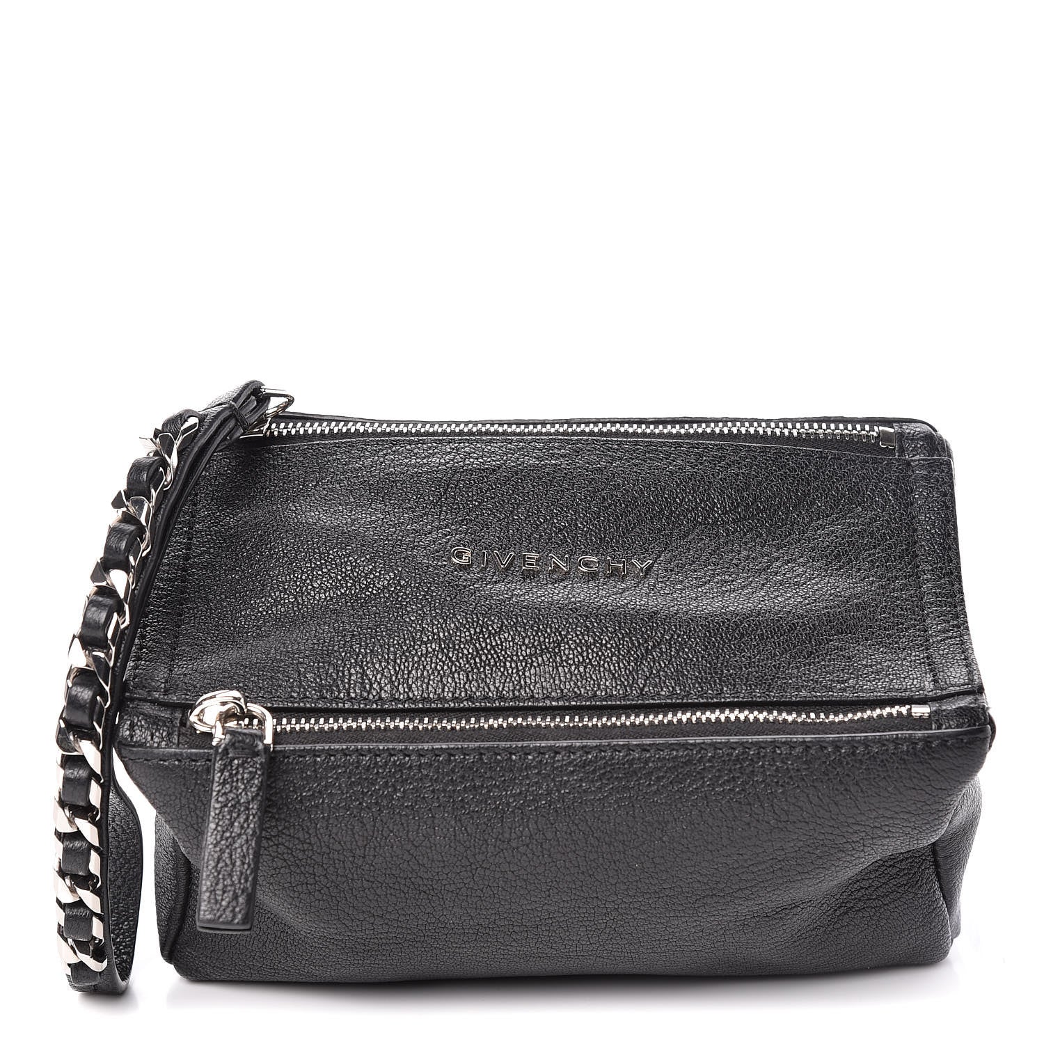 Givenchy Sugar Goatskin Pandora Wristlet Black 1 of 9