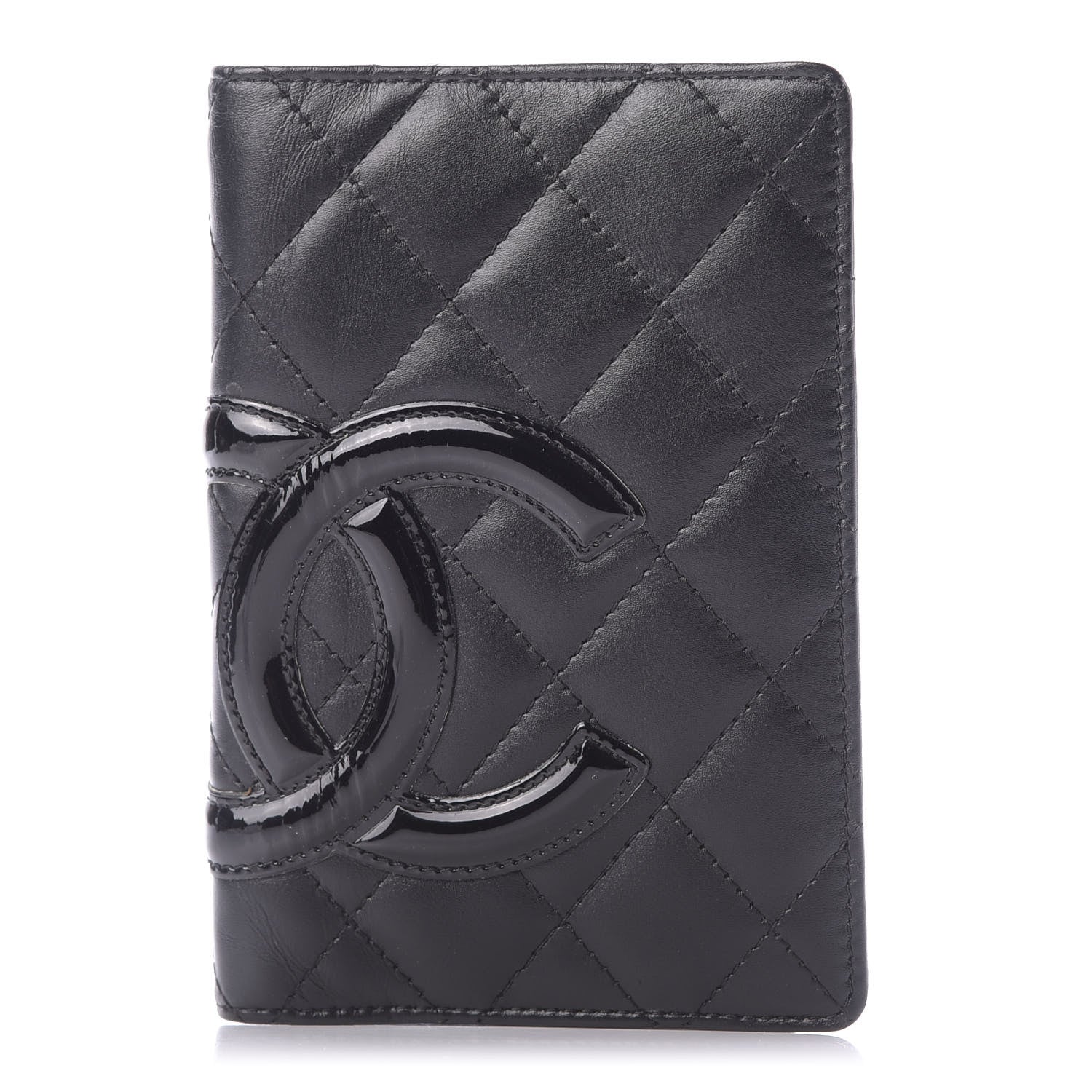 Chanel Calfskin Quilted Small Cambon Agenda Planner Black 1 of 12