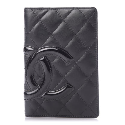 Chanel Calfskin Quilted Small Cambon Agenda Planner Black 1 of 12