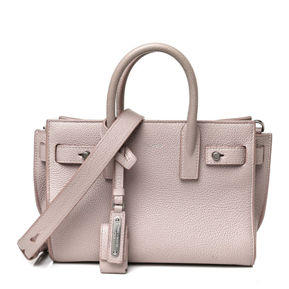 Saint Laurent Grained Calfskin Nano Sac De Jour Souple Nude 8 of 23