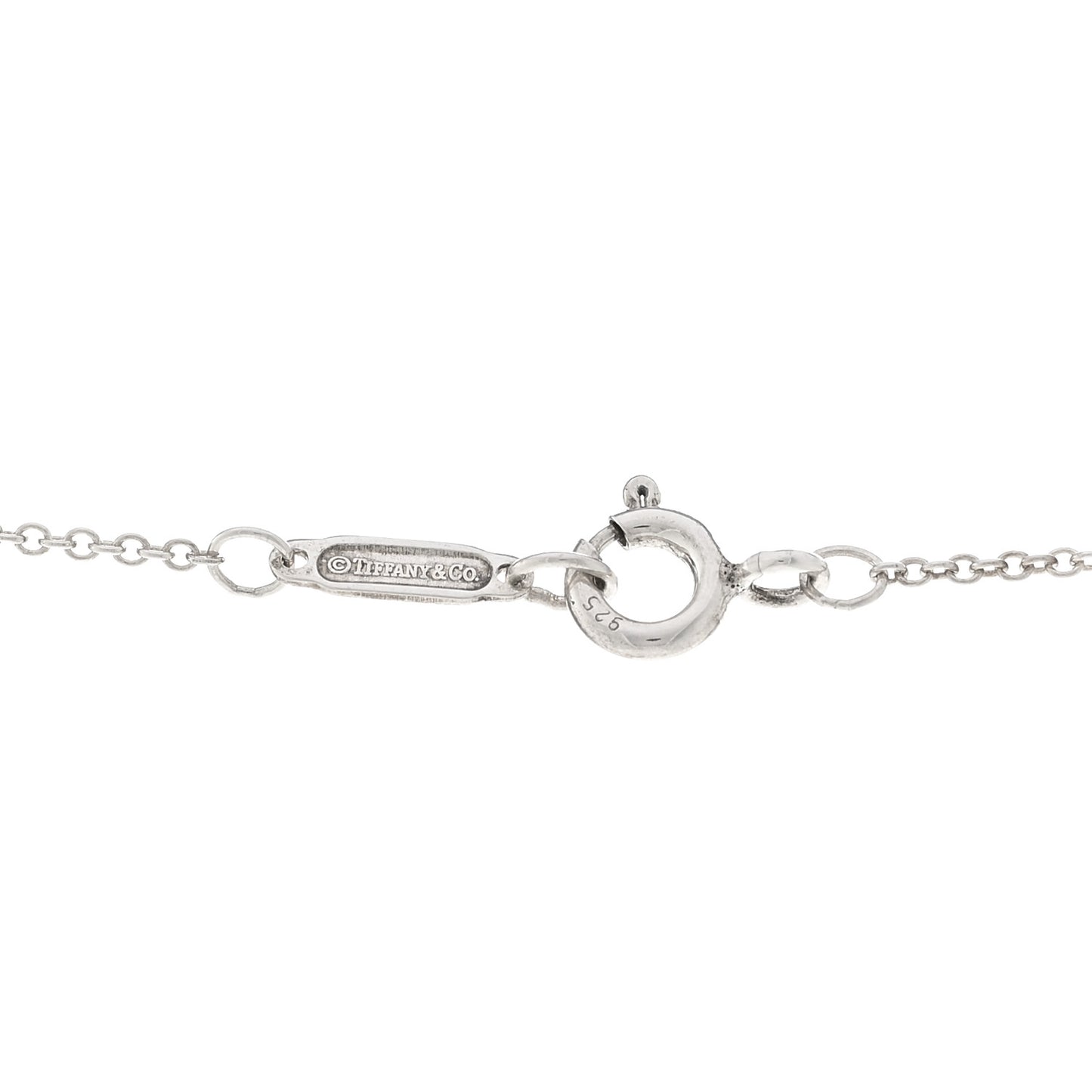 Sterling Silver Small Heart Key Pendant Necklace