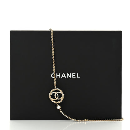 Chanel Metal Crystal CC Chain Belt Gold 4 of 4