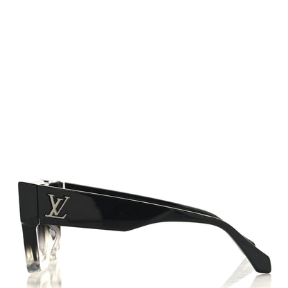 Louis Vuitton Acetate Swarovski Crystal Cyclone Sunglasses Z1736W Black 3 of 8