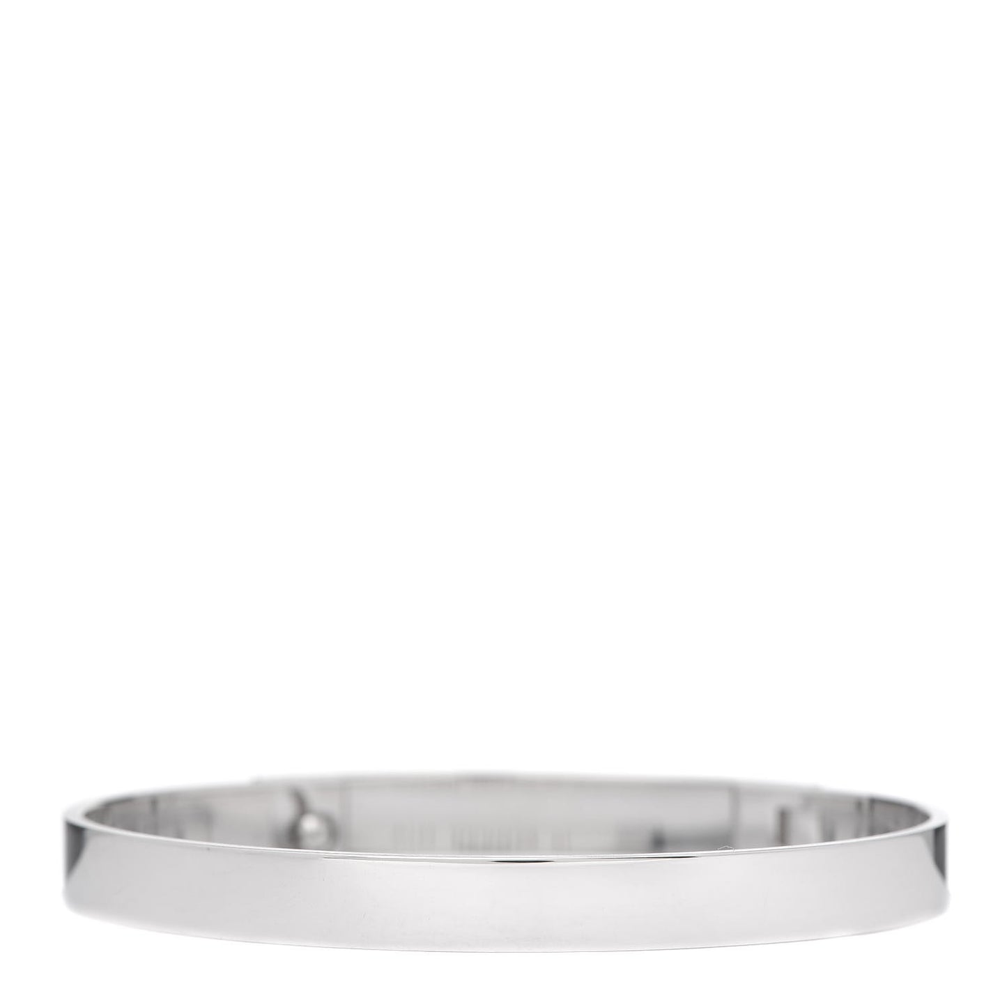 18K White Gold Diamond PM Collier De Chien Bracelet SH