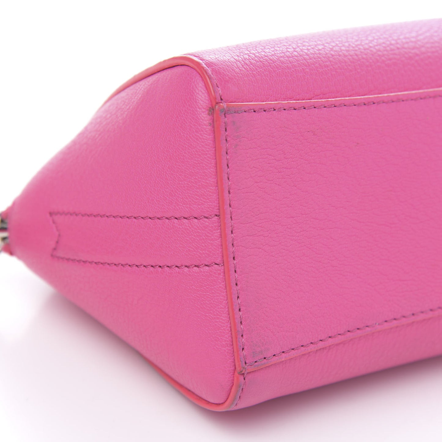 Sugar Goatskin Antigona Wristlet Pink