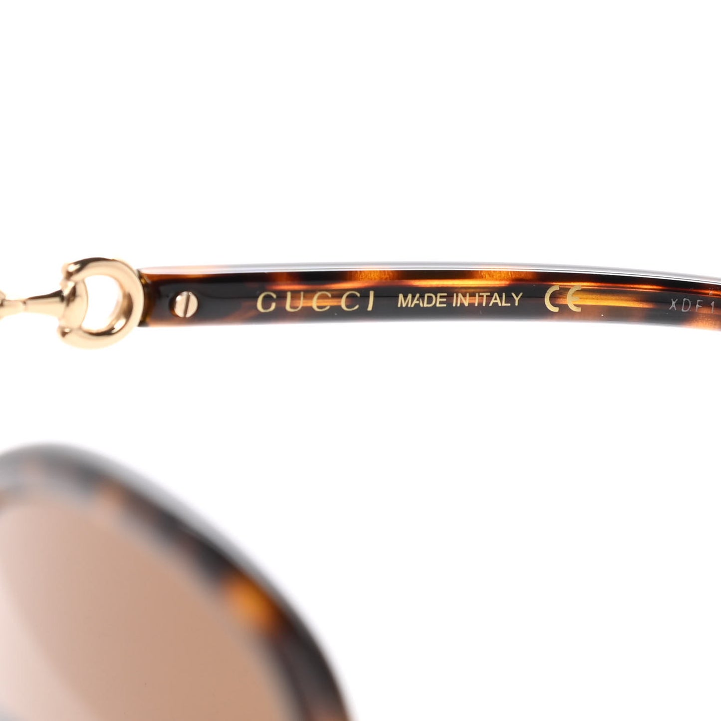 Horsebit Square Frame Sunglasses GG0892SA Tortoise