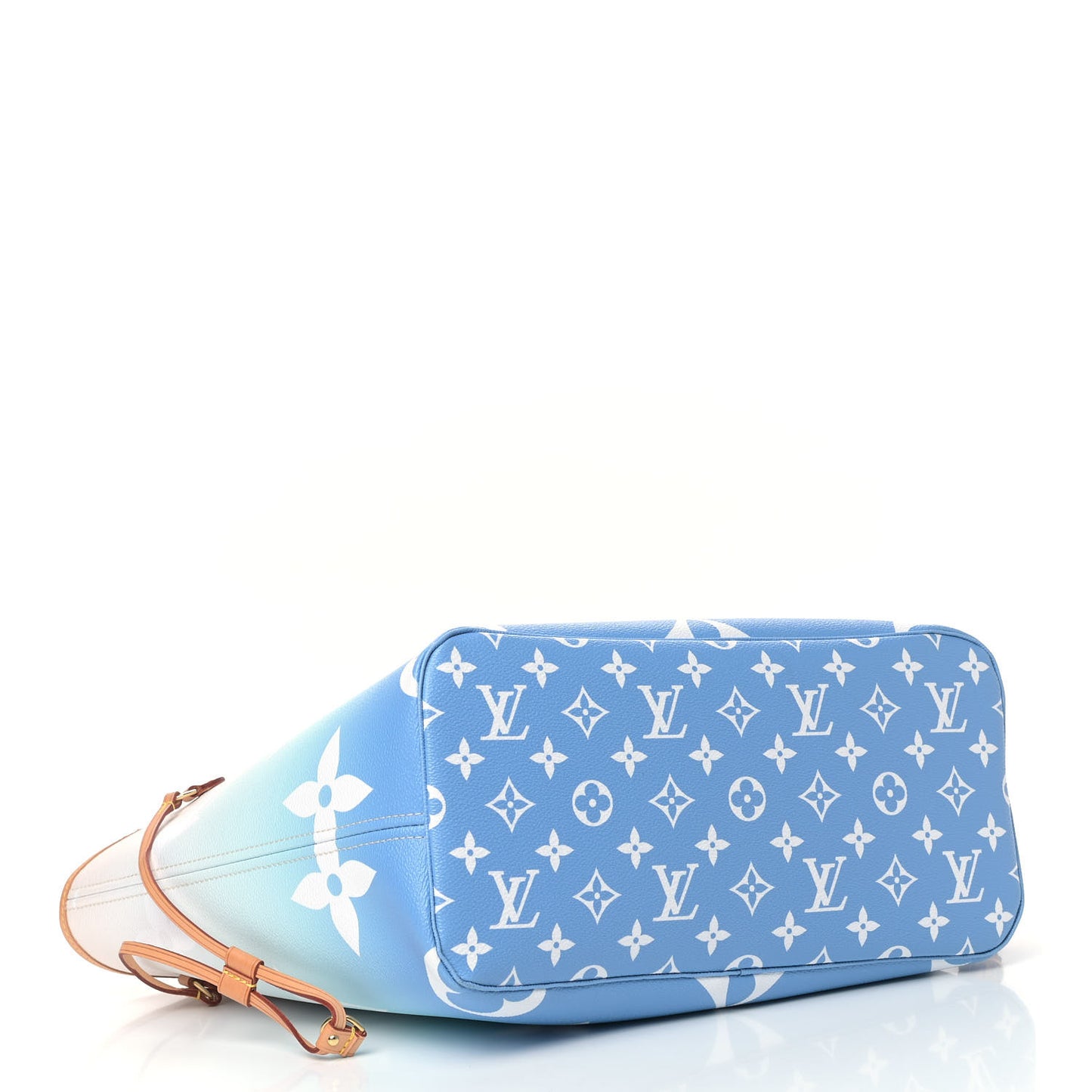 Monogram Giant By The Pool Neverfull MM Blue