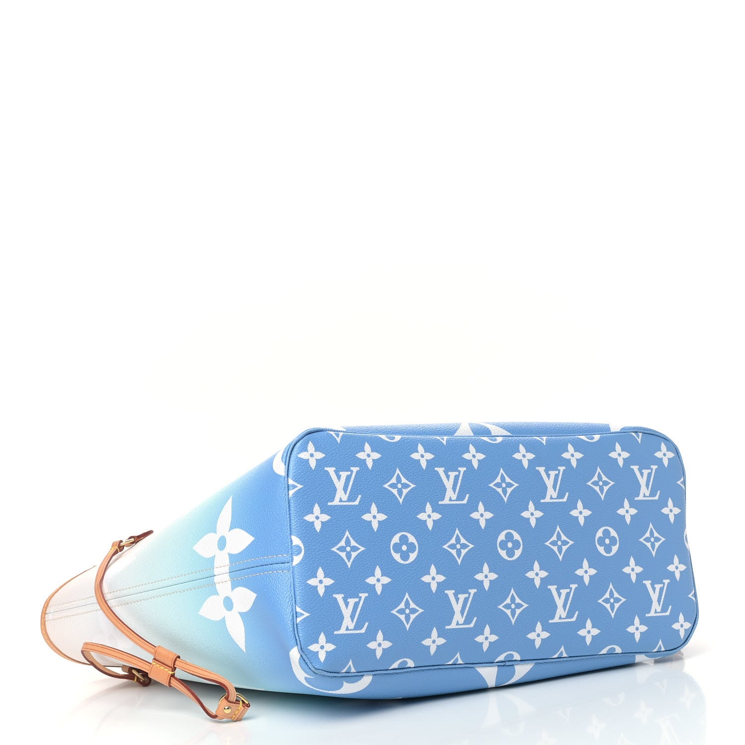 Louis Vuitton Monogram Giant By The Pool Neverfull MM Blue 3 of 4