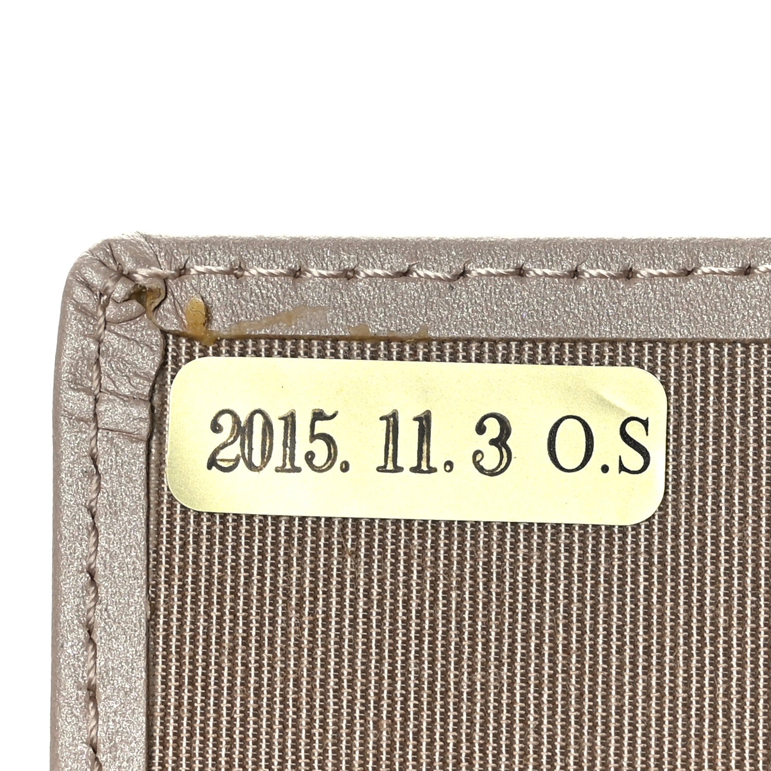 Chanel Metallic Caviar Quilted 6 Key Holder Light Beige 7 of 9