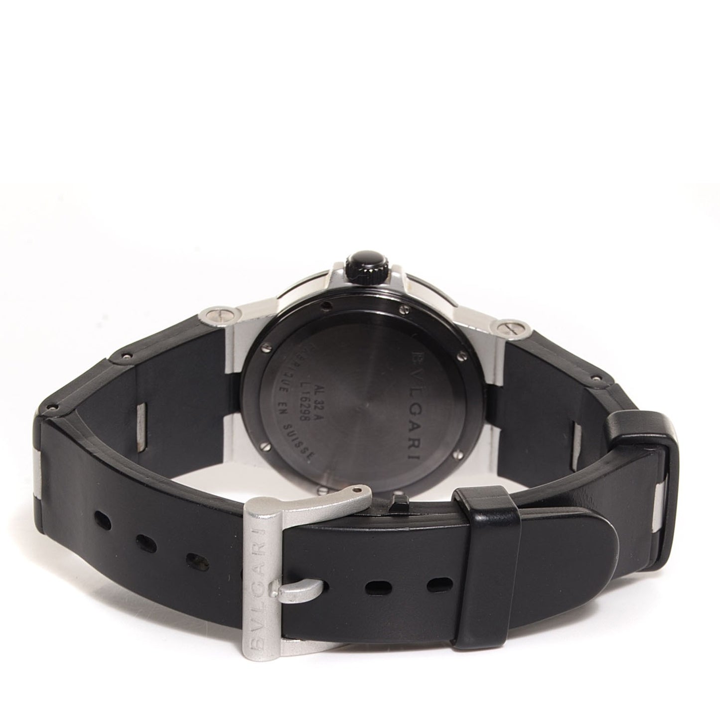 Aluminum Rubber 32mm Diagono Quartz Watch