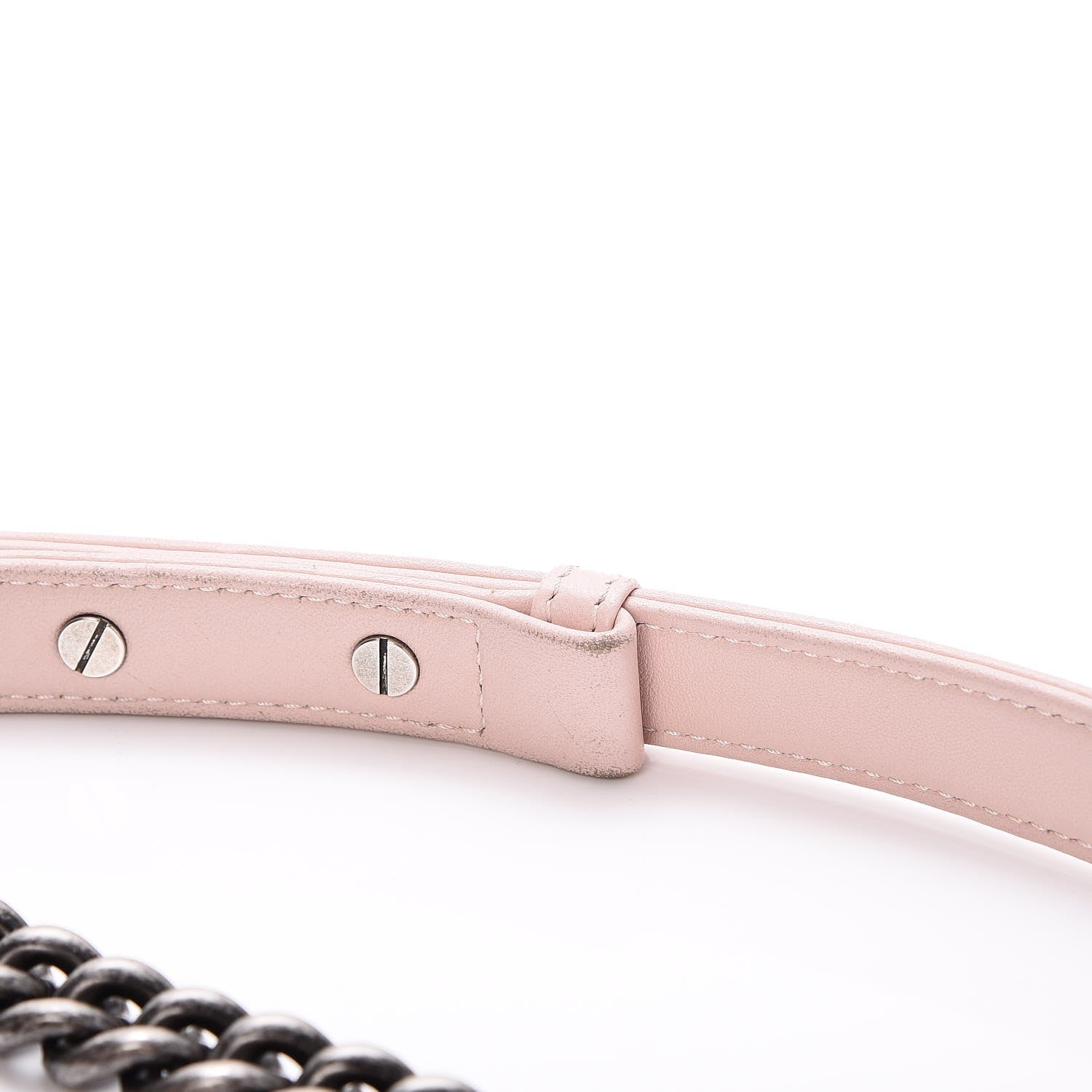 Chanel Lambskin Quilted Large Boy Flap Light Pink 15 of 15