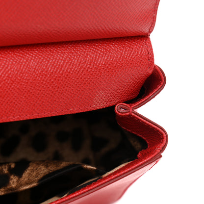 Dolce & Gabbana Dauphine Small Miss Sicily Satchel Red 12 of 13