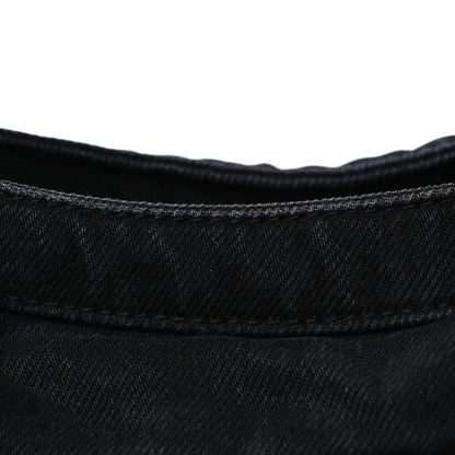 Balenciaga Washed Denim Classic Hardware Small Le City Black 7 of 9