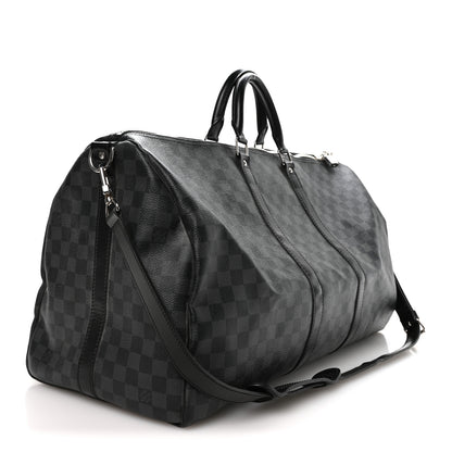 Louis Vuitton Damier Graphite Keepall Bandouliere 55 2 of 9
