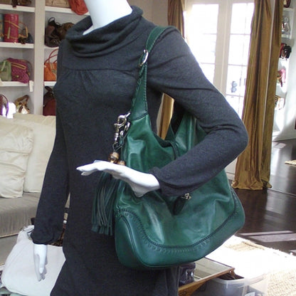 Gucci Leather New Jackie Green 2 of 12