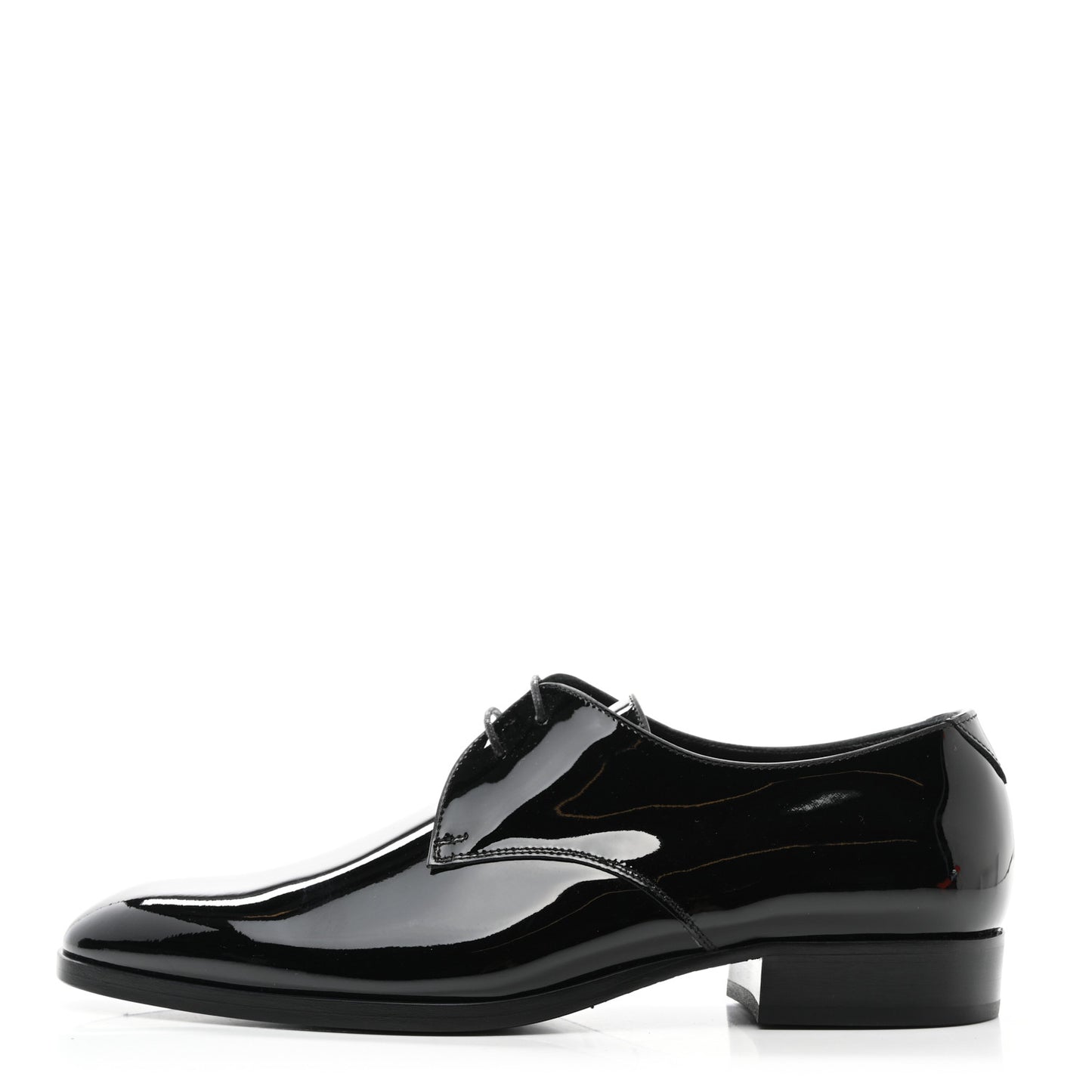 Patent Baltimora Lace Up Derby Shoes 39 Black