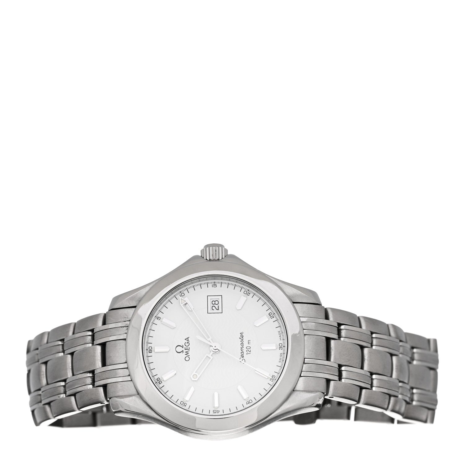 Omega Stainless Steel 36mm Seamaster Quartz Watch White 2511.20 2 of 4