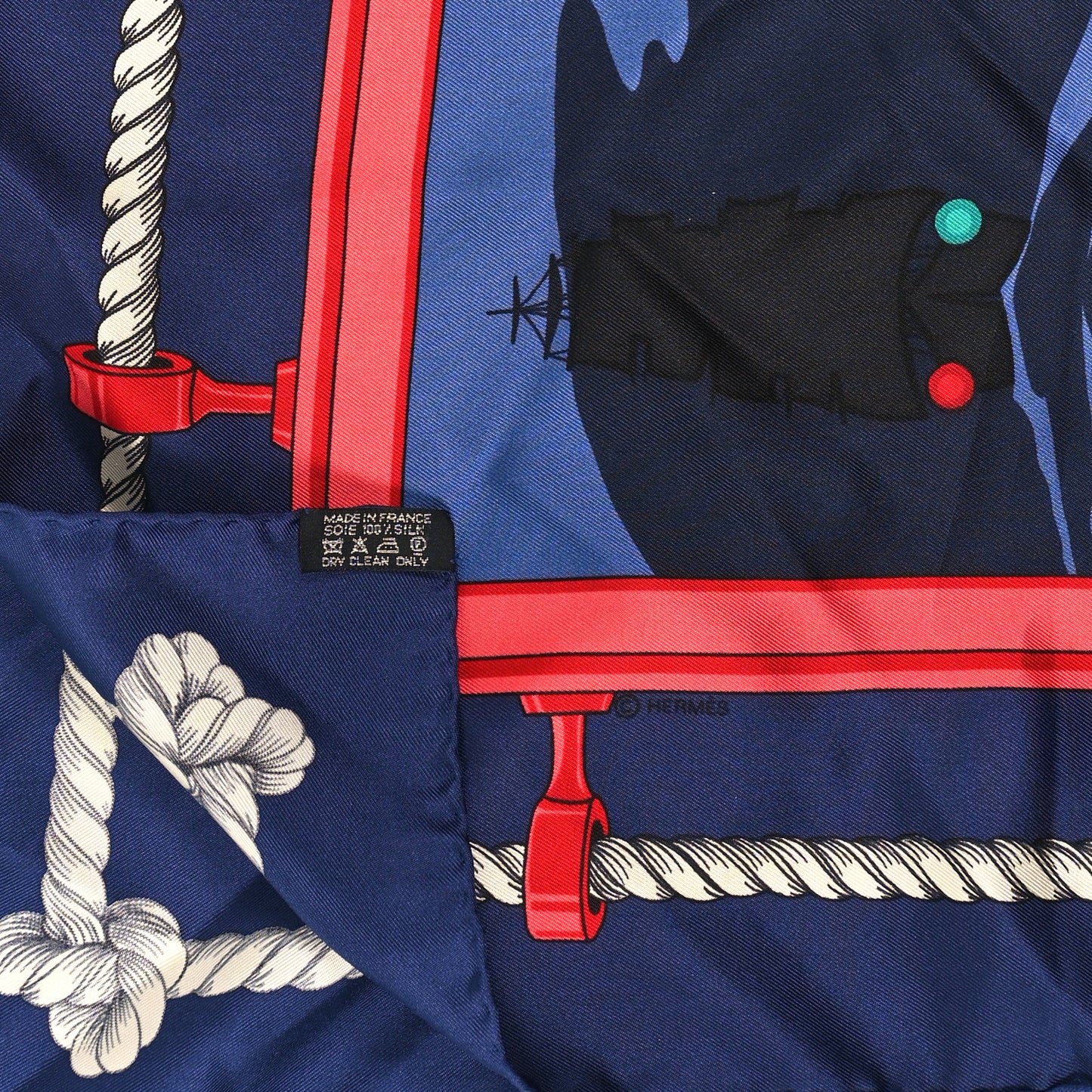 Silk Feux de Route Apercus la Nuit Scarf 90