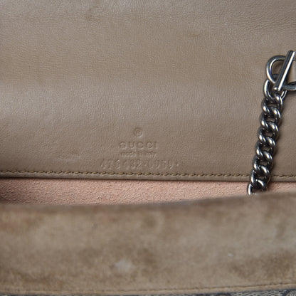 Gucci GG Supreme Monogram Super Mini Dionysus Shoulder Bag Taupe 6 of 9