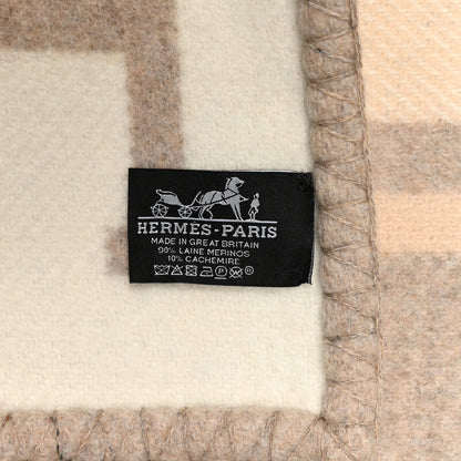 Hermes Wool Cashmere Avalon III Blanket Coco Camomille 3 of 3