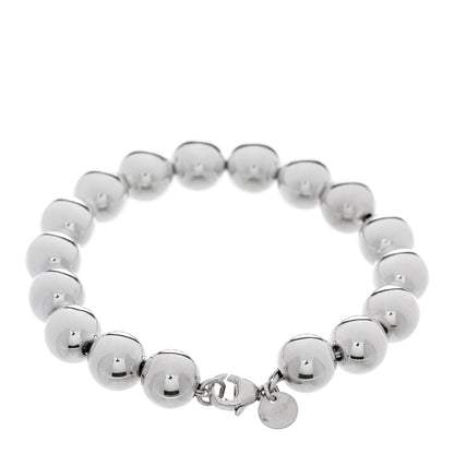 Tiffany Sterling Silver 10mm Hardwear Ball Bracelet 2 of 4