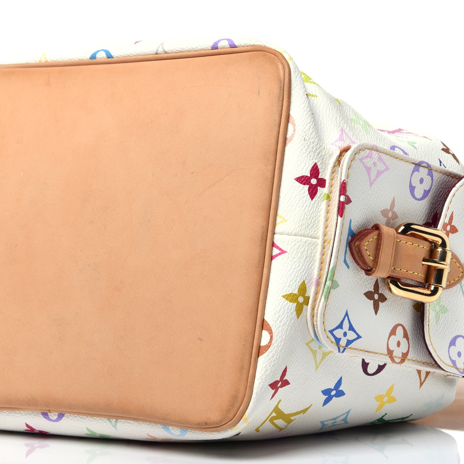 Louis Vuitton Monogram Multicolor Petit Noe White 8 of 8