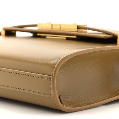 Saint Laurent Smooth Calfskin Mini Manhattan Shoulder Bag Tabac Brown 9 of 11