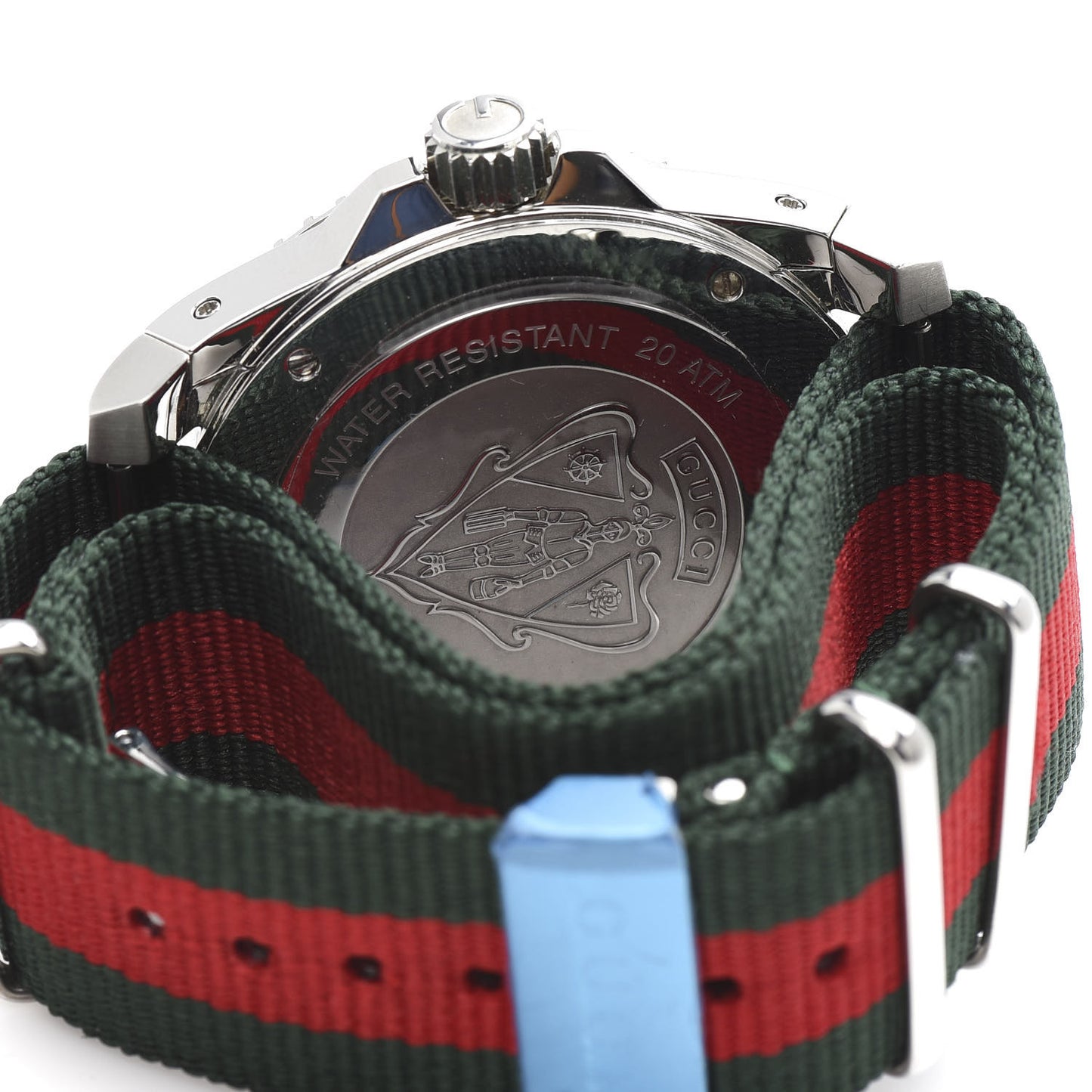 Stainless Steel Nylon 45mm Dive Quartz Watch Black