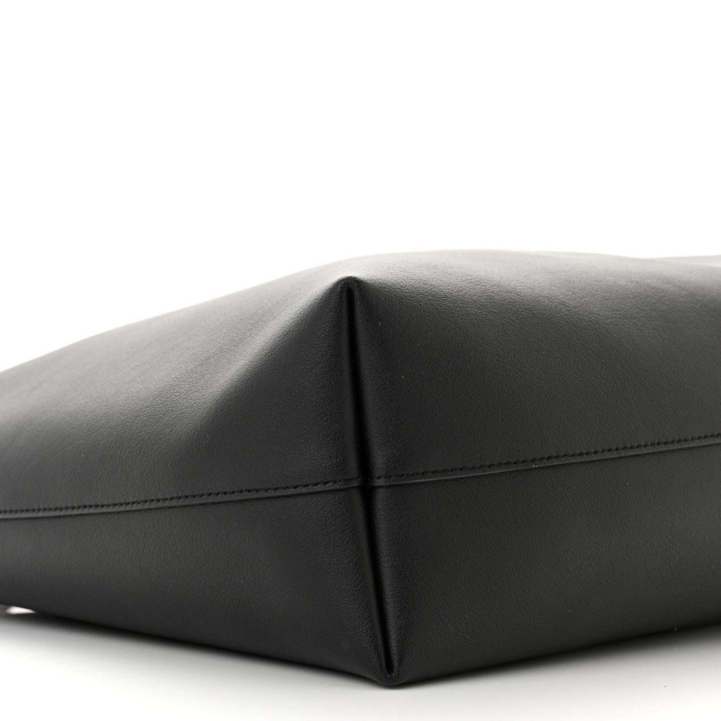 Calfskin Large Shopping Tote Black