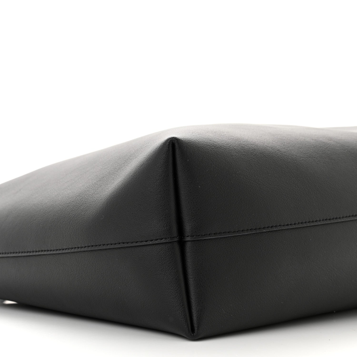 Saint Laurent Calfskin Large Shopping Tote Black 10 of 11