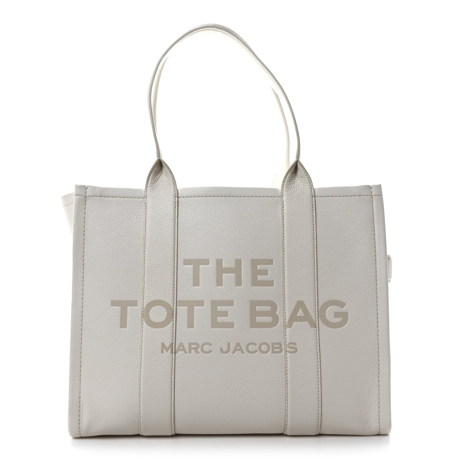 Marc Jacobs Grained Calfskin Large The Tote Bag Cotton 1 of 10