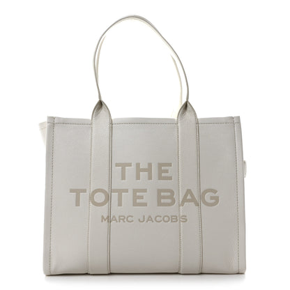 Marc Jacobs Grained Calfskin Large The Tote Bag Cotton 1 of 10