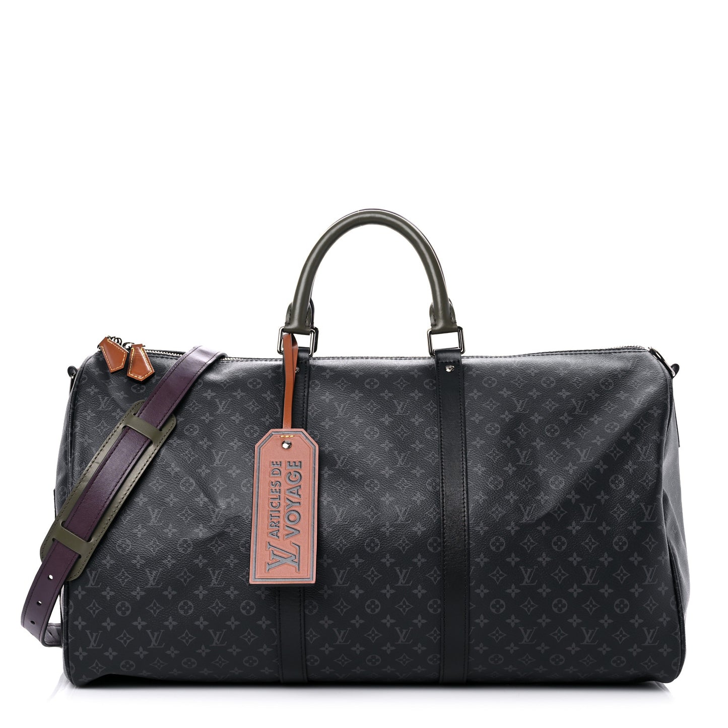 Monogram Eclipse Patchwork Keepall Bandouliere 50