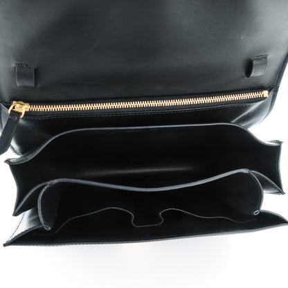Celine Box Calfskin Medium Classic Box Flap Bag Black 5 of 7