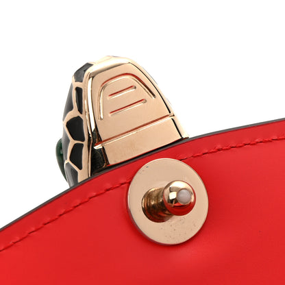 Bulgari Calfskin Serpenti Forever Shoulder Bag Red 11 of 11