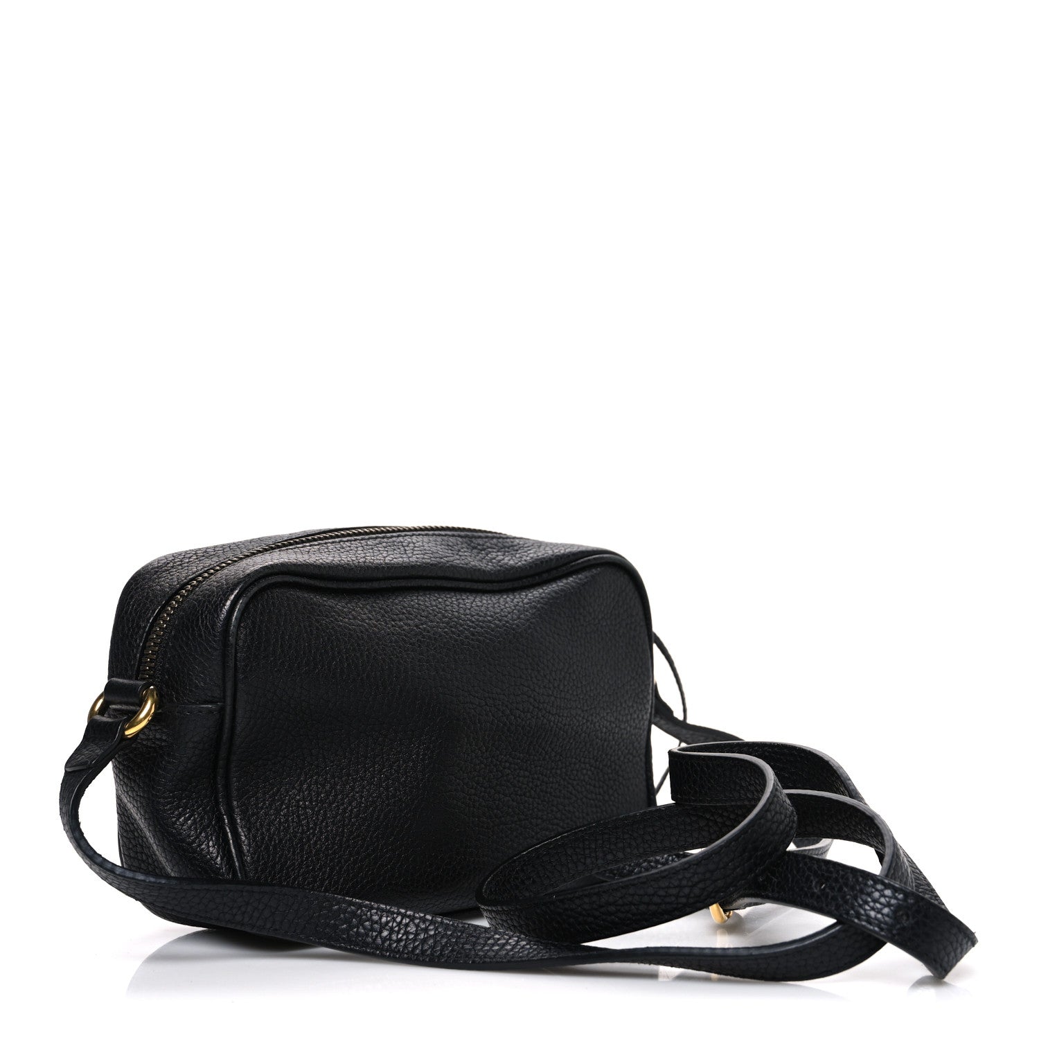 Gucci Pebbled Calfskin Mini Soho Disco Bag Black 3 of 10