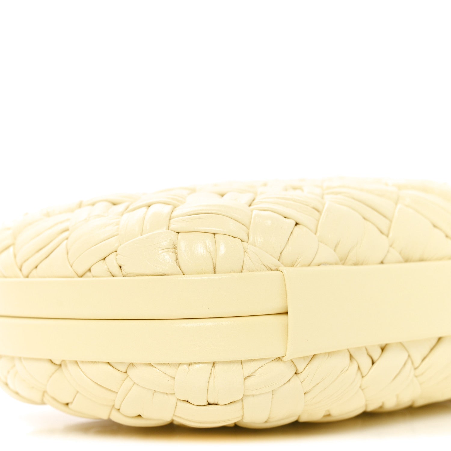 Bottega Veneta Intrecciato Minaudiere Knot Clutch Ice Cream 8 of 9