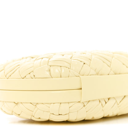 Bottega Veneta Intrecciato Minaudiere Knot Clutch Ice Cream 8 of 9