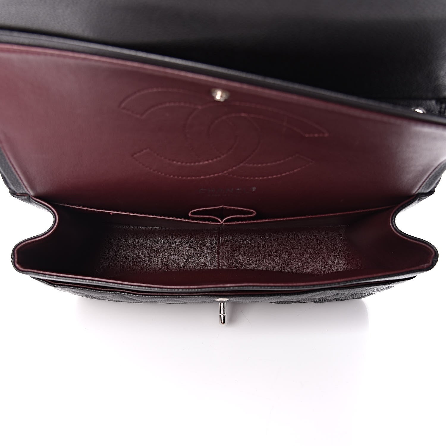 Chanel Caviar Quilted Jumbo Double Flap Black 5 of 14