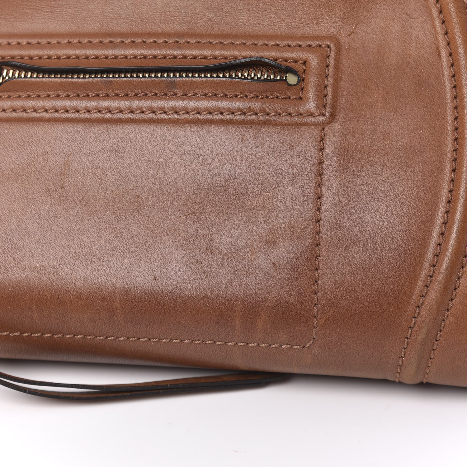 Celine Natural Calfskin Medium Phantom Luggage Tan 14 of 16