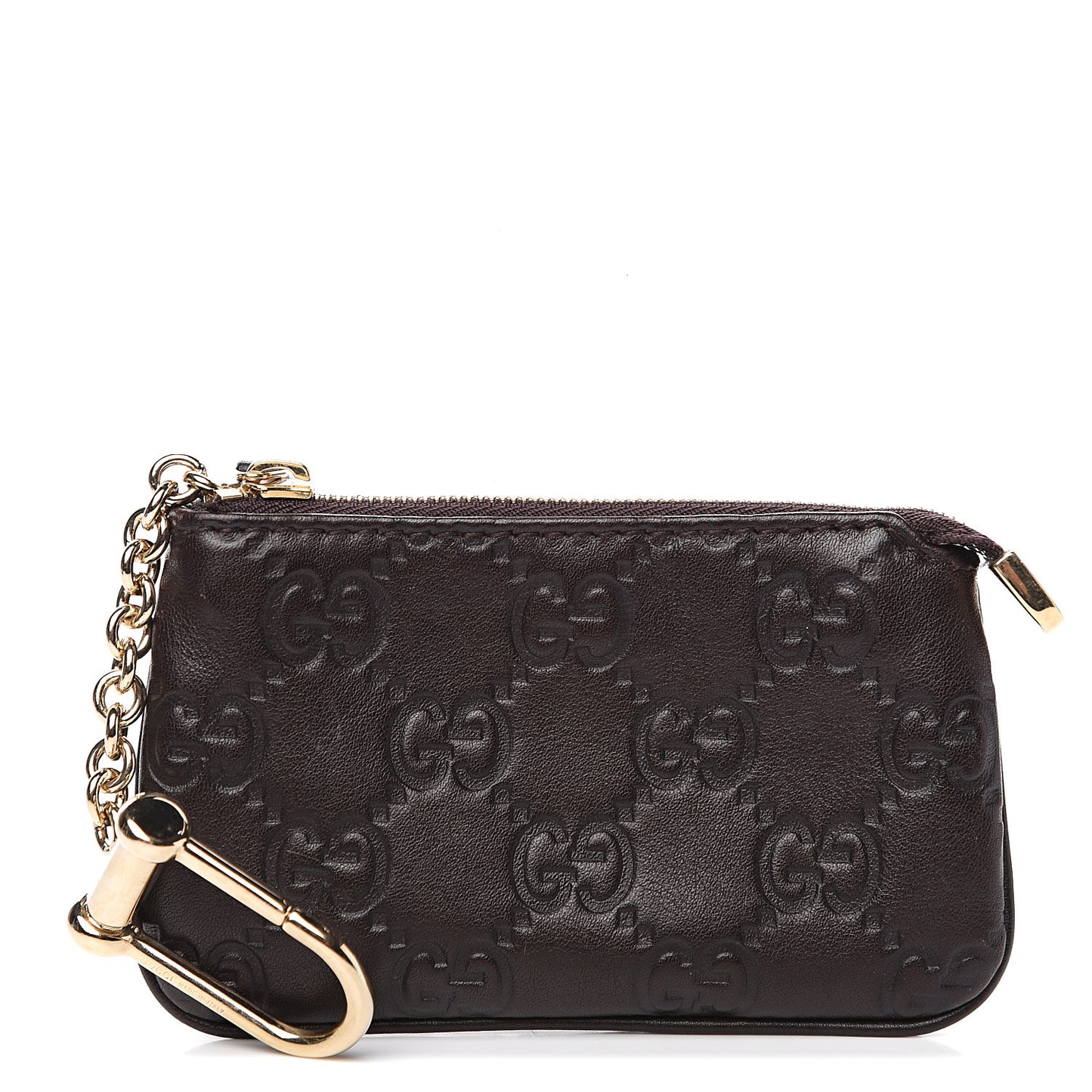 Guccissima Key Case Chocolate