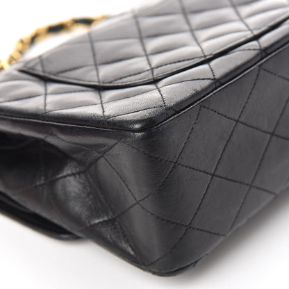 Chanel Lambskin Quilted Small Double Flap Black 14 of 20