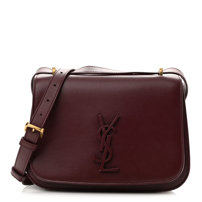 Saint Laurent Smooth Calfskin Small Spontini Saddle Bag Rouge 1 of 8