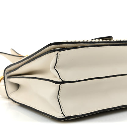 Prada City Calf Raffia Saffiano Cahier Bag Naturale White 8 of 11